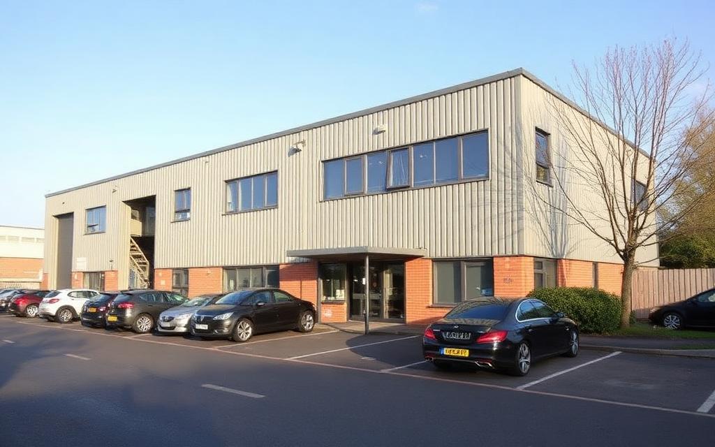 A medium-sized UK office and light-industrial unit