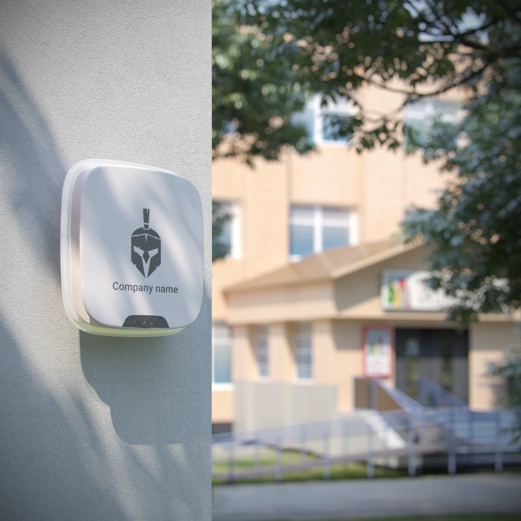 Ajax security equipment installed at a school