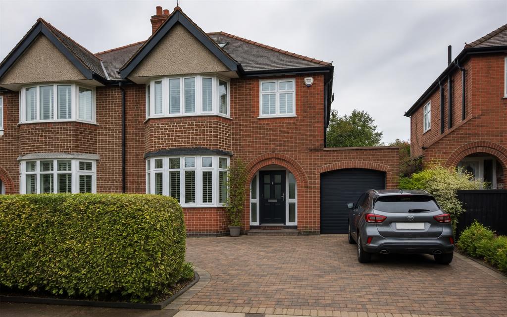 A UK three to four bedroom semi-detached family home