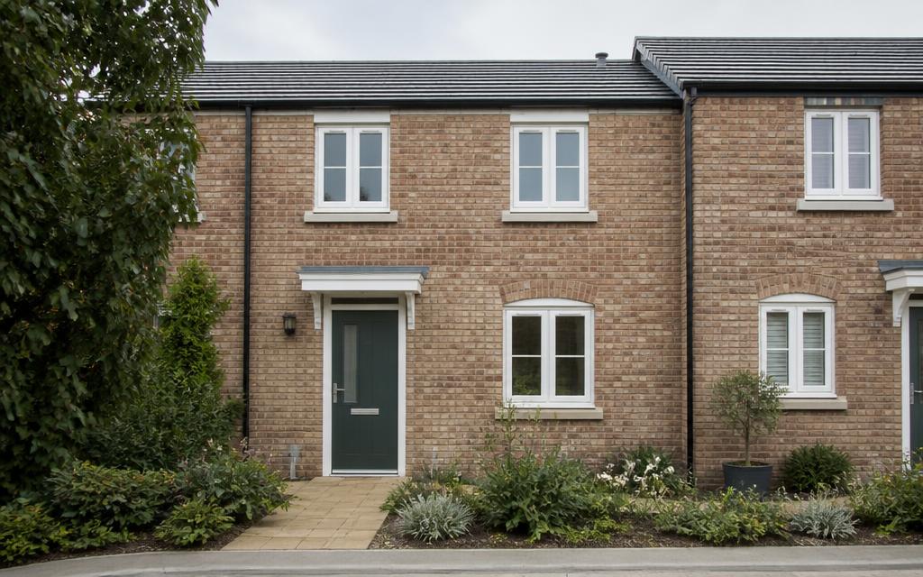 A small modern UK two-bedroom terraced house